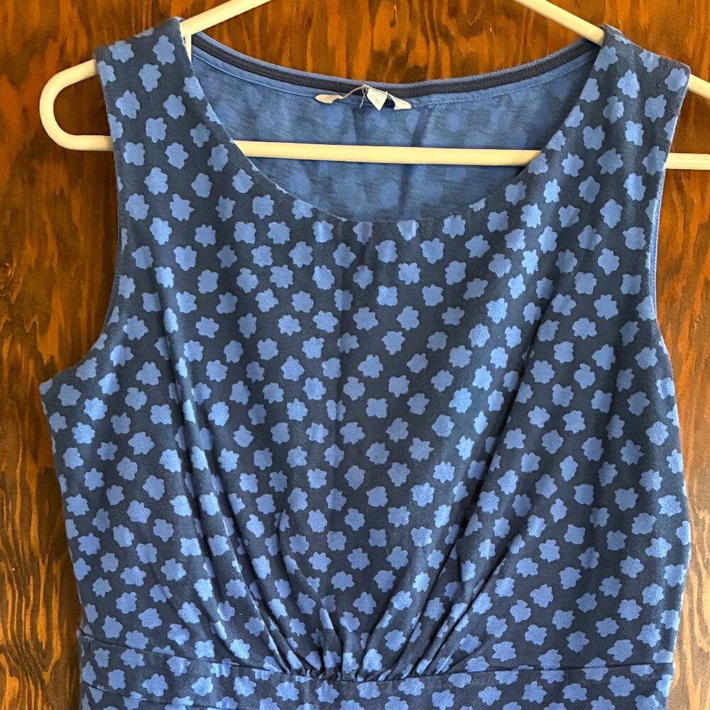 Boden Sleeveless Dress  - size 10L  -Blue